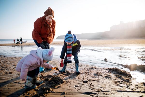 children on holiday