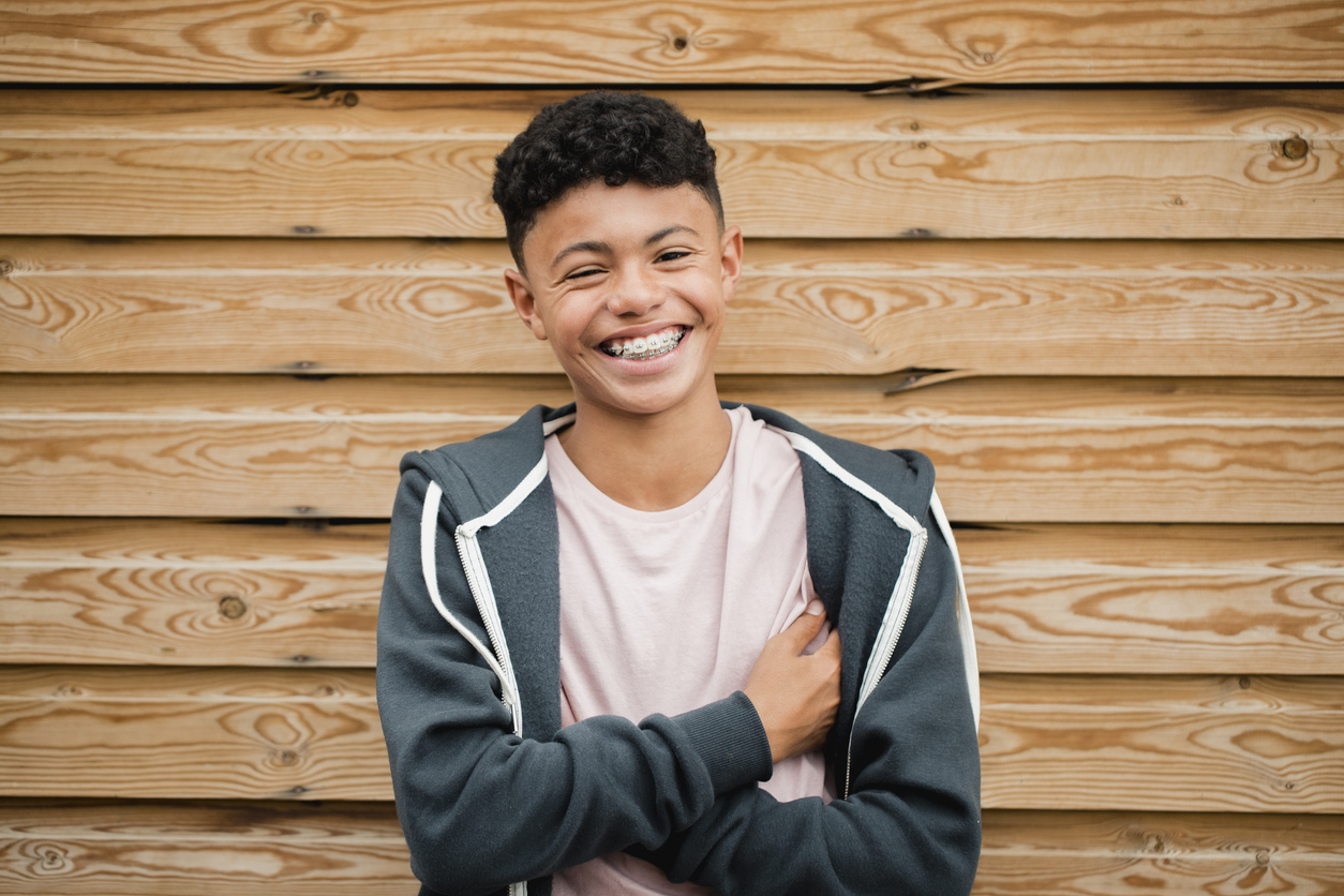 Teen Boy Smiling