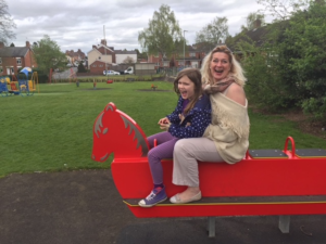 Maria & Summer foster carer and child