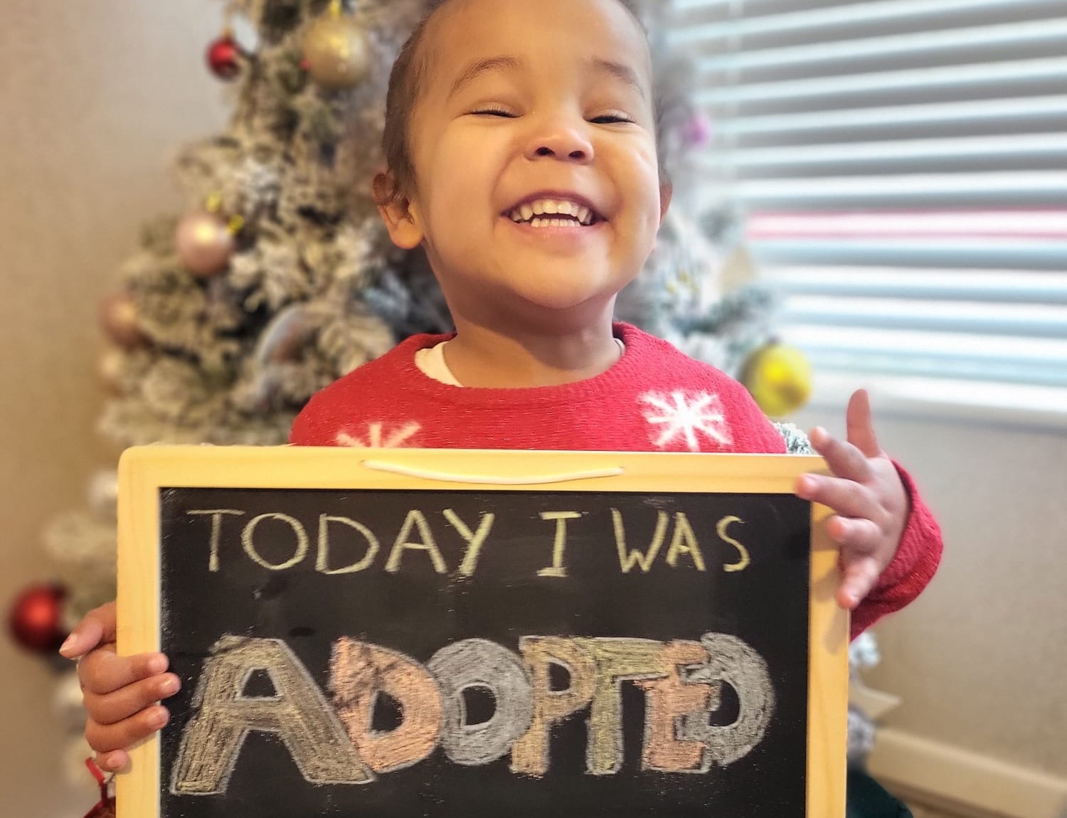 Shirley, from foster child to adopted daughter