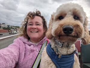 Pip, Nicky's dog at National Fostering Group